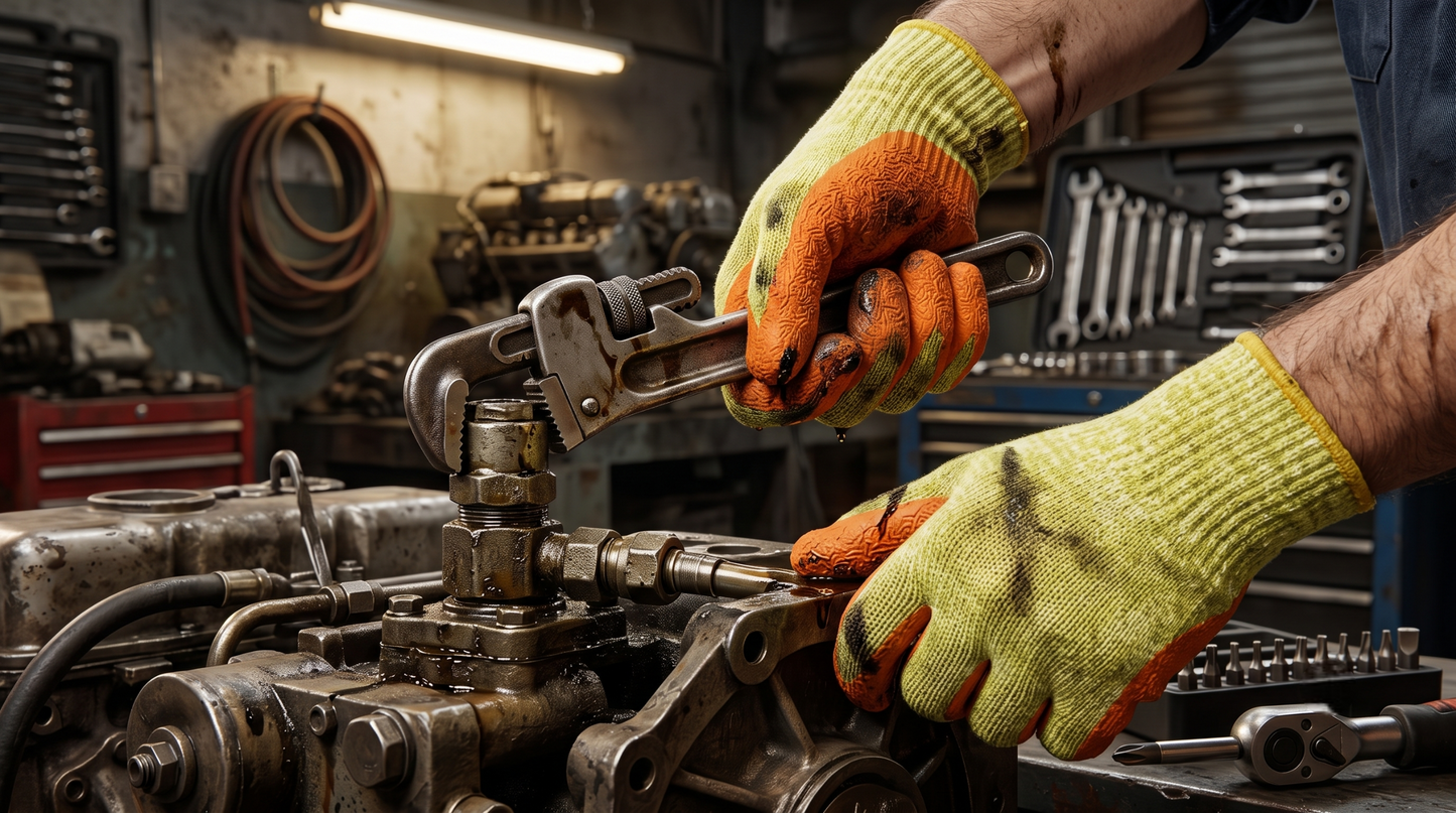 HQ LTX Orange Work Glove