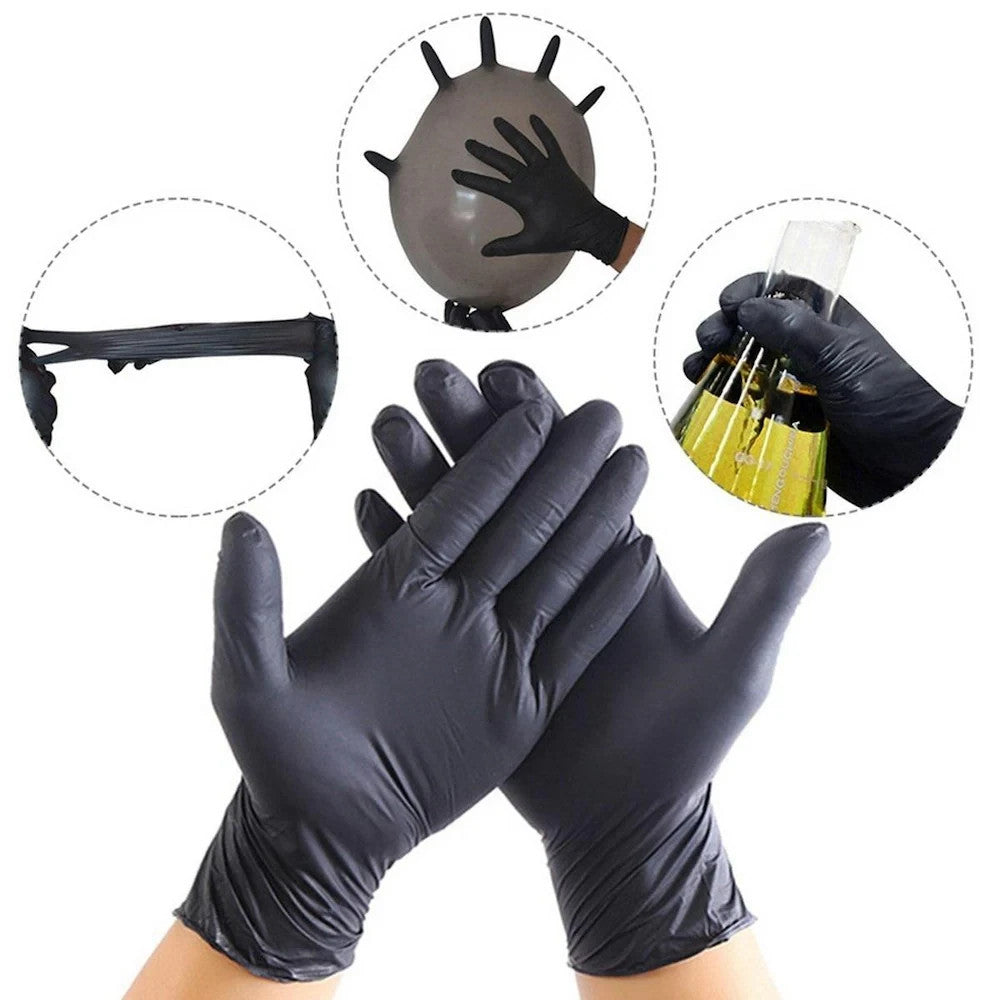 Black Nitrile Disposable Glove