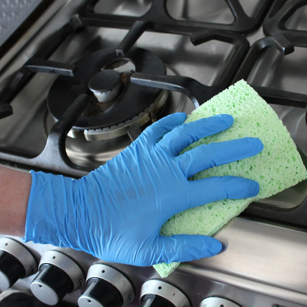 Blue Disposable Nitrile Glove