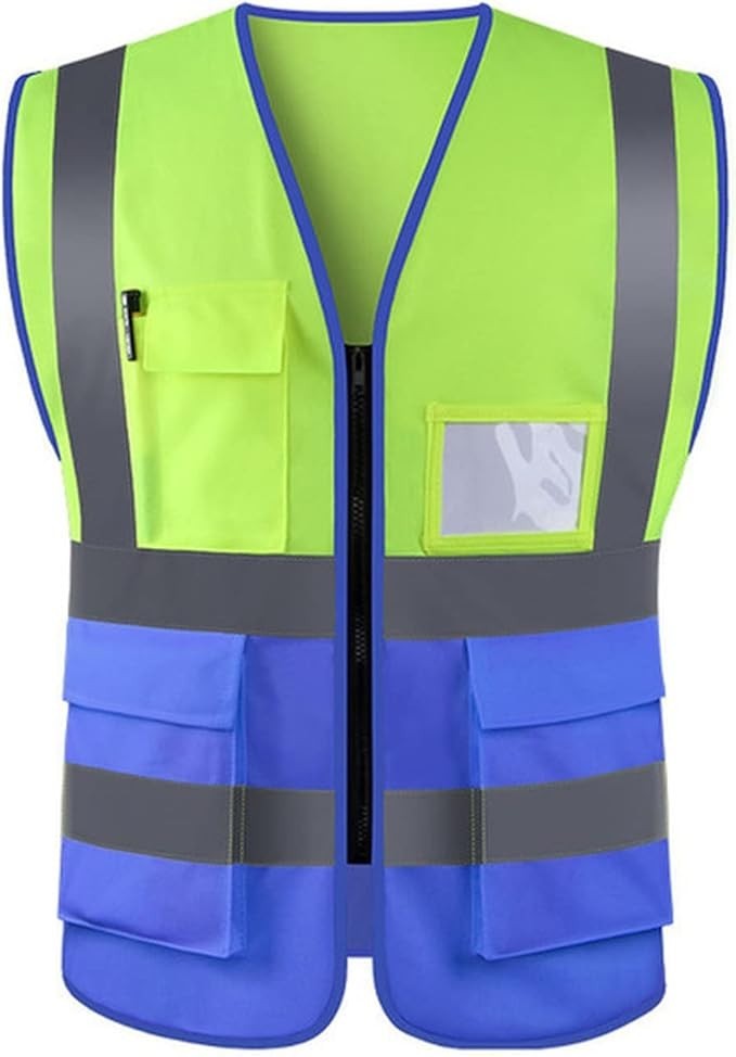 Hi-Viz Executive Waistcoat Zip Vest