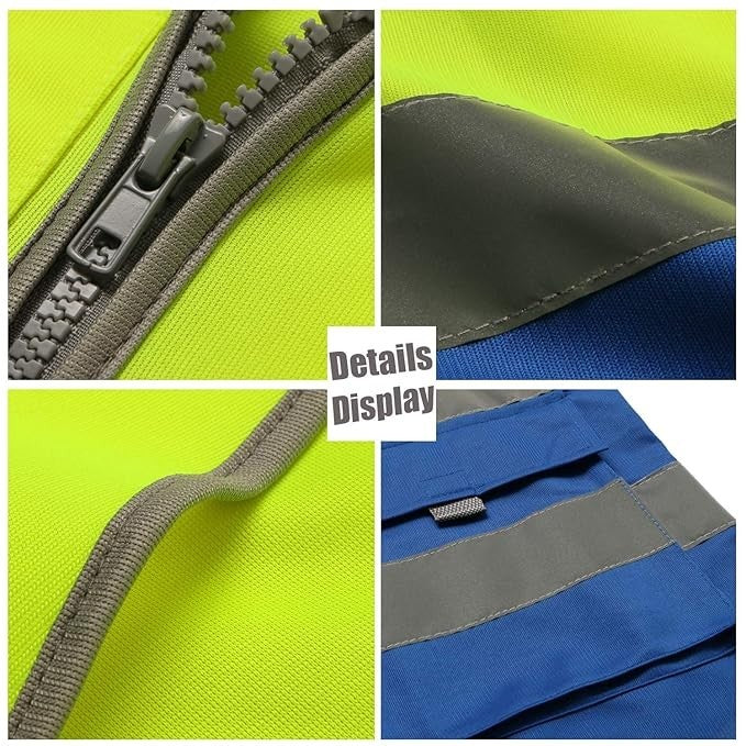 Hi-Viz Executive Waistcoat Zip Vest