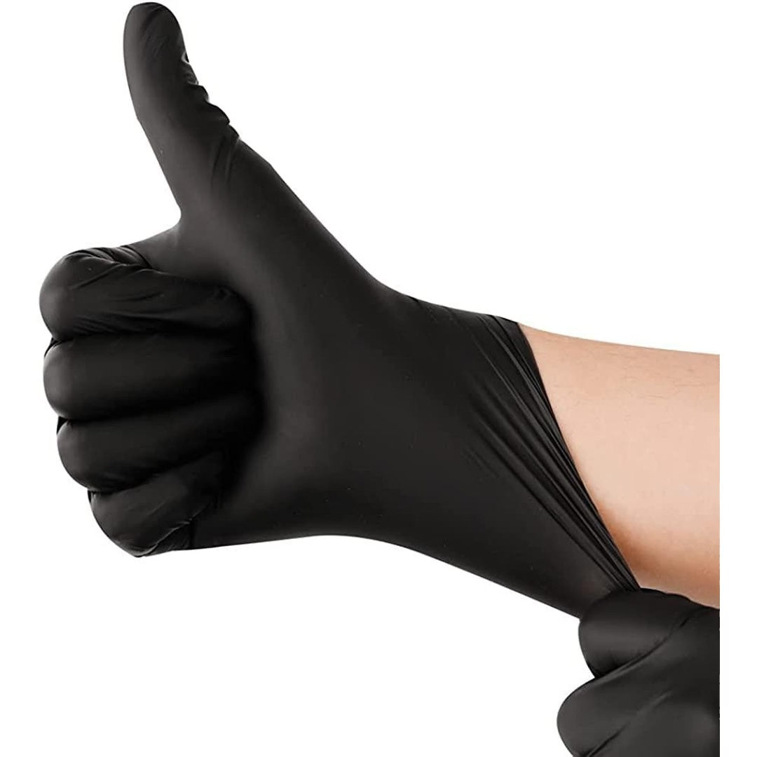 Black Nitrile Disposable Gloves (4.5 Mil) — product video