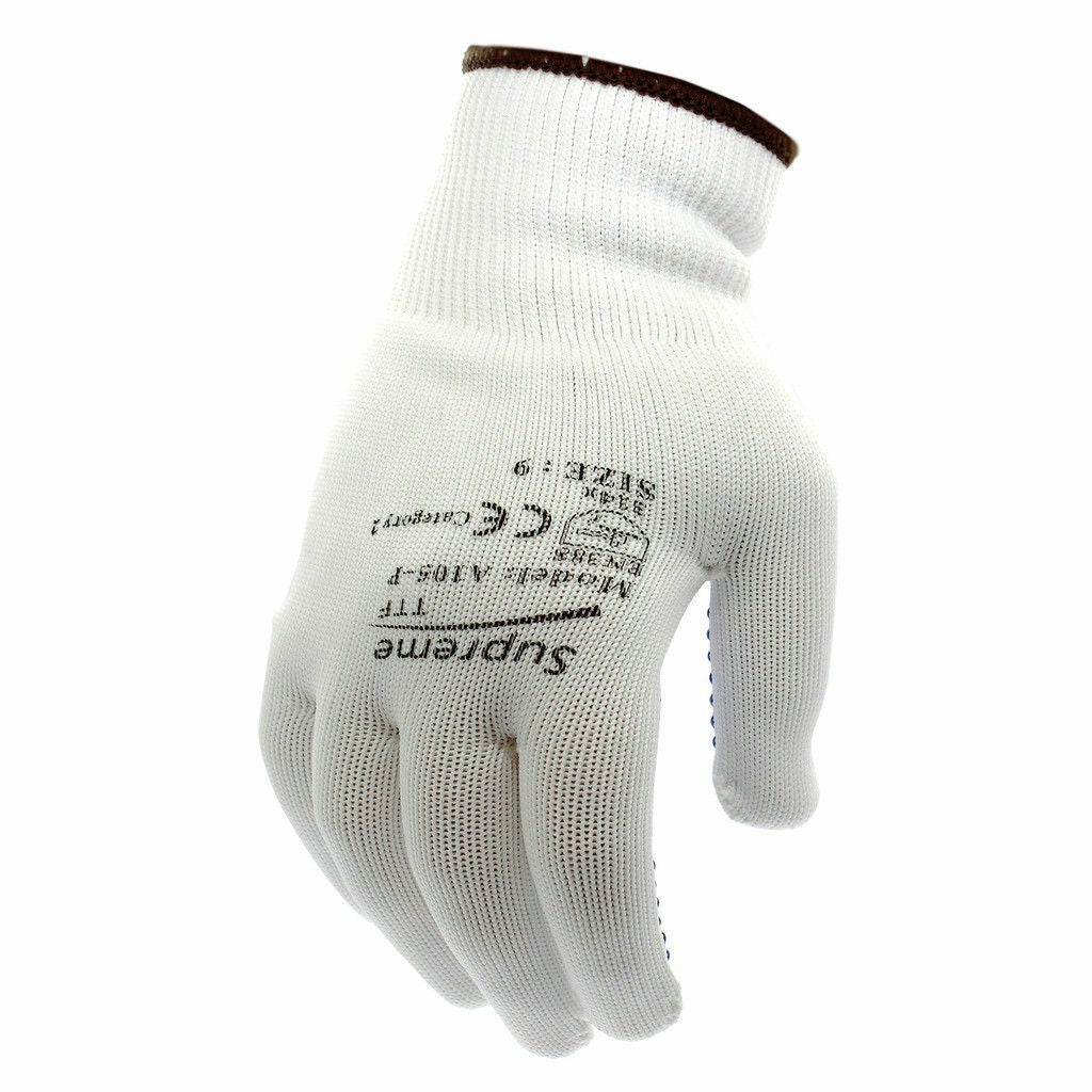 PVC Dotted Palm White Work Glove