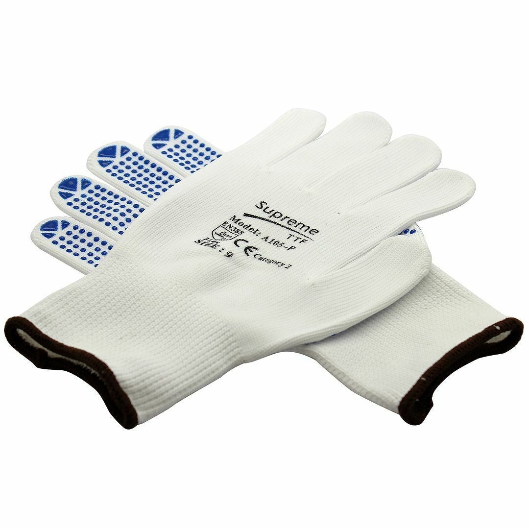 PVC Dotted Palm White Work Glove