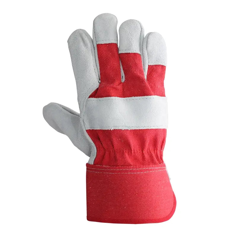 Split Leather Red Rigger Glove