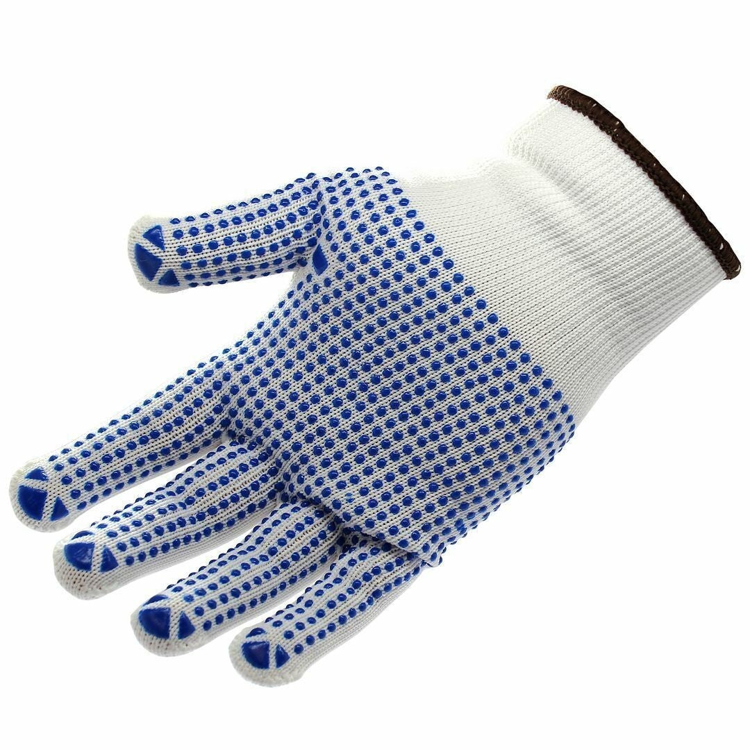 PVC Dotted Palm White Work Gloves