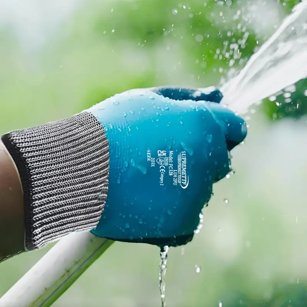 Waterproof Latex-Coated Work Glove